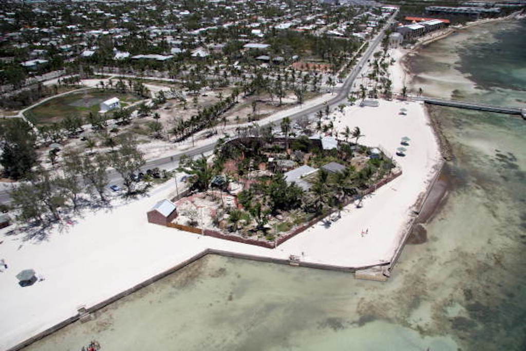 west martello tower at higgs beach in monroe county, key west, florida